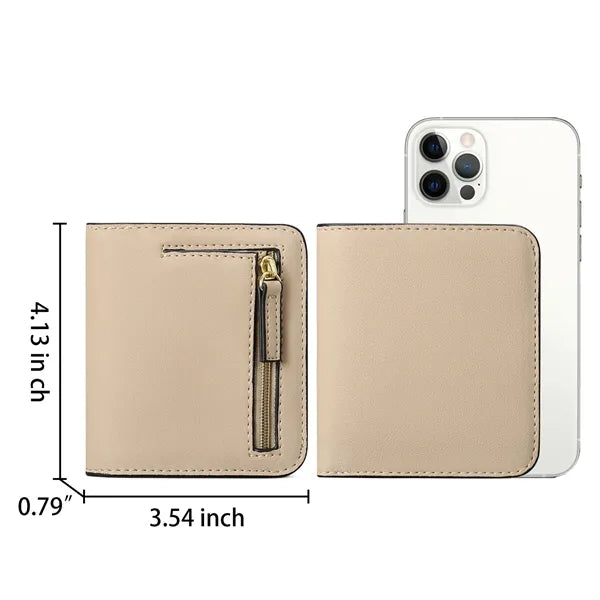 Women's Small Slim Leather Wallet