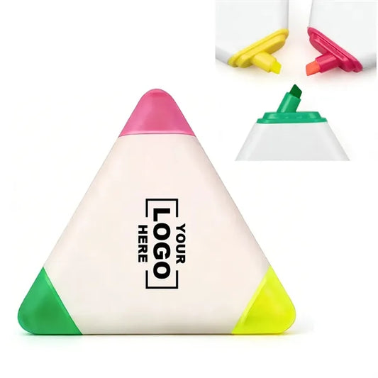 Triangle 3-in-1 Multi-Color Highlighter Pen