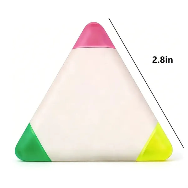 Triangle 3-in-1 Multi-Color Highlighter Pen