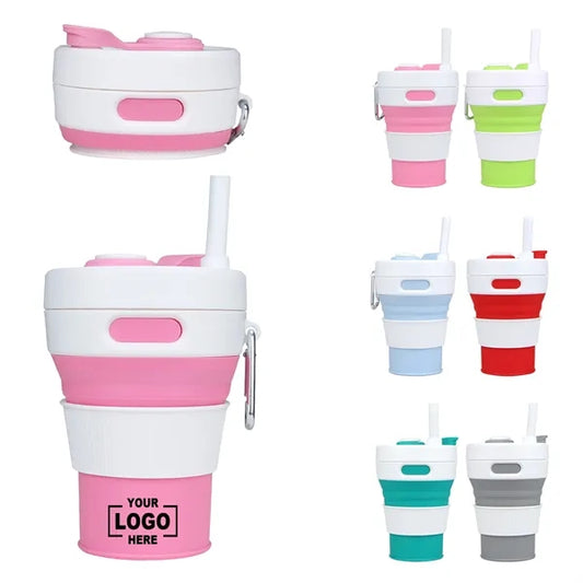 15 Oz. Collapsible Silicone Coffee Cup-Free Shipping