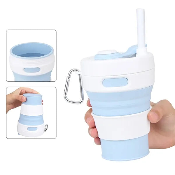 15 Oz. Collapsible Silicone Coffee Cup-Free Shipping