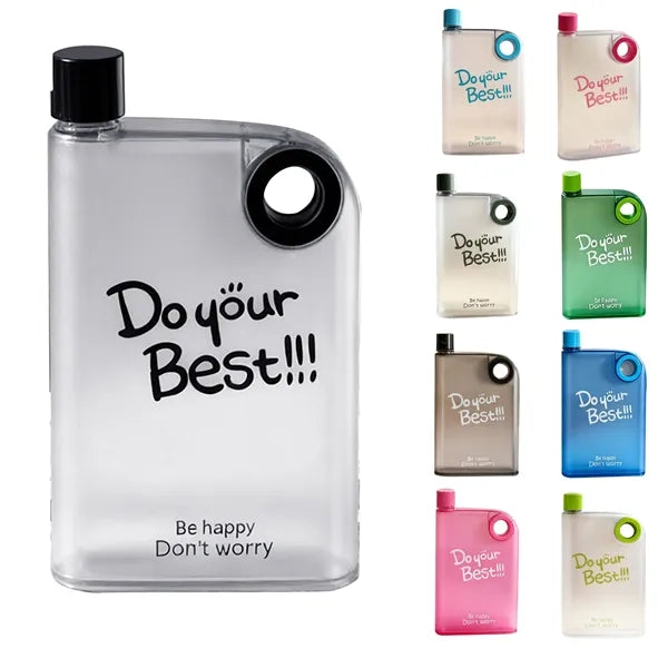 14 oz Frosted/Transparent Plastic Cup with round handle