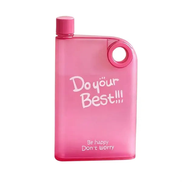 14 oz Frosted/Transparent Plastic Cup with round handle