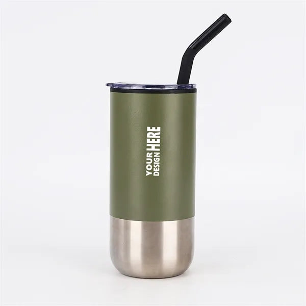 Tumbler with Stainless Straw - 16 oz.