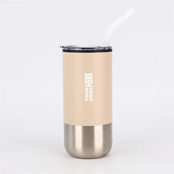 Tumbler with Stainless Straw - 16 oz.