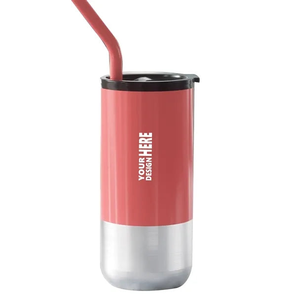 Tumbler with Stainless Straw - 16 oz.