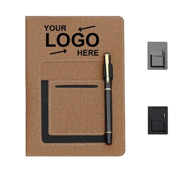 Business Notebook With Pocket