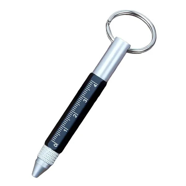 6-In-1 Multi Function Tool Pen With Key Chain