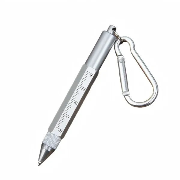6-In-1 Multi Function Tool Pen With Key Chain