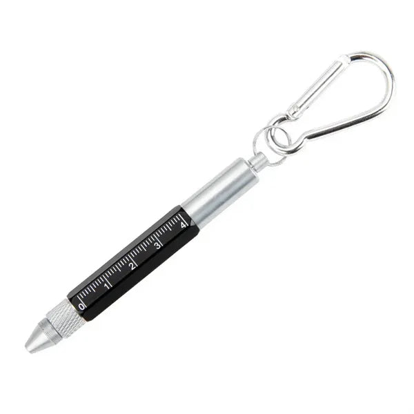 6-In-1 Multi Function Tool Pen With Key Chain