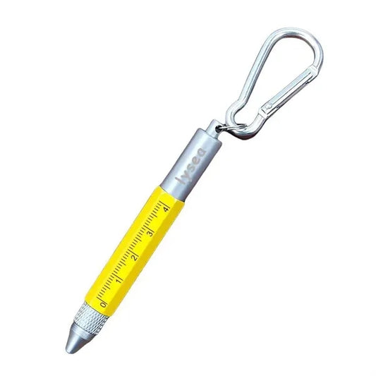 6-In-1 Multi Function Tool Pen With Key Chain
