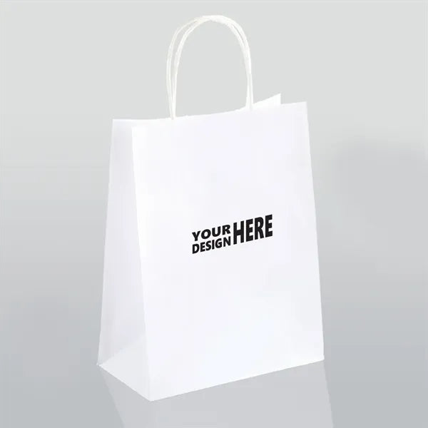 Matte Color Paper Shopper Kraft Tote Bag