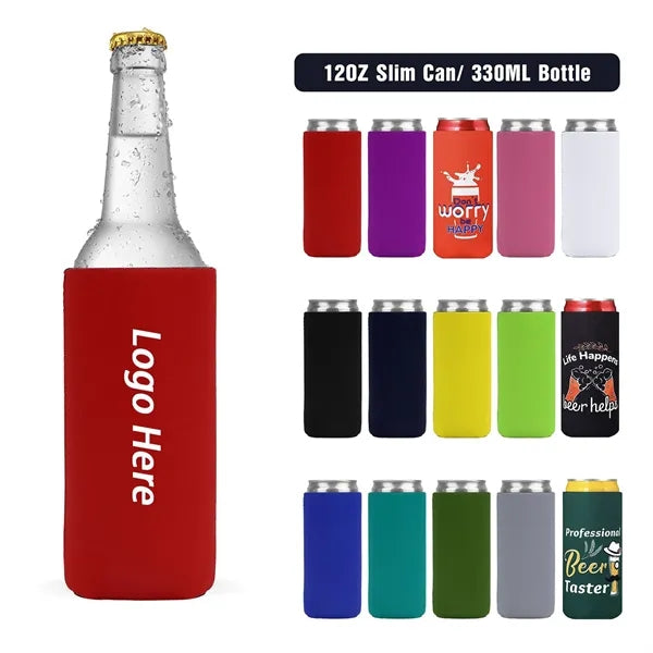 Foldable 12oz Thin Can Cooler