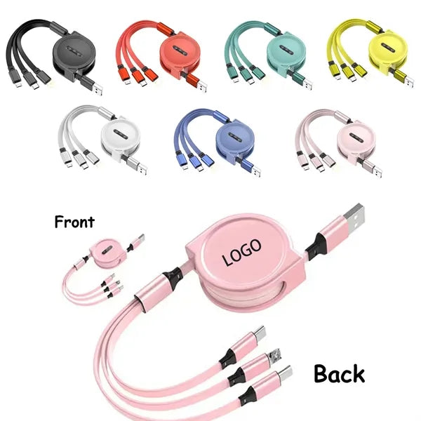 3-in-1 Retractable USB Cable