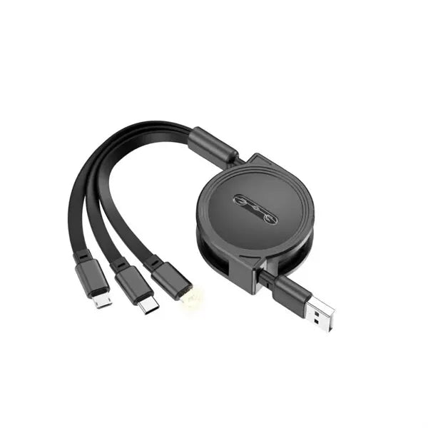 3-in-1 Retractable USB Cable
