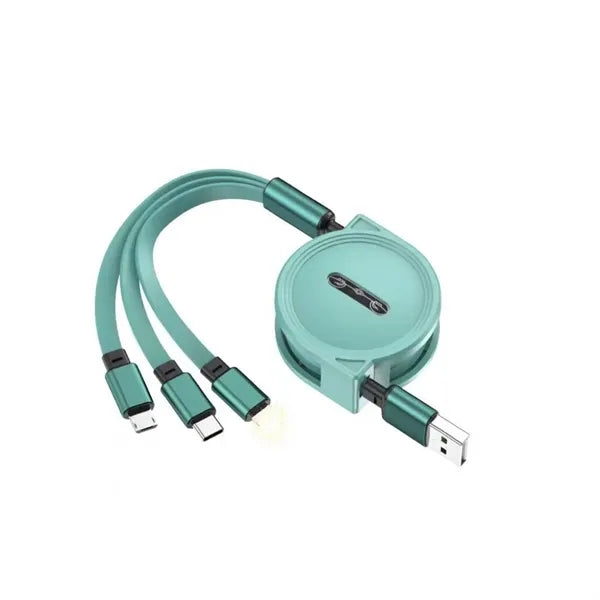 3-in-1 Retractable USB Cable