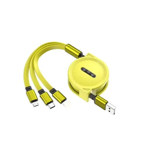 3-in-1 Retractable USB Cable