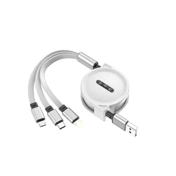 3-in-1 Retractable USB Cable