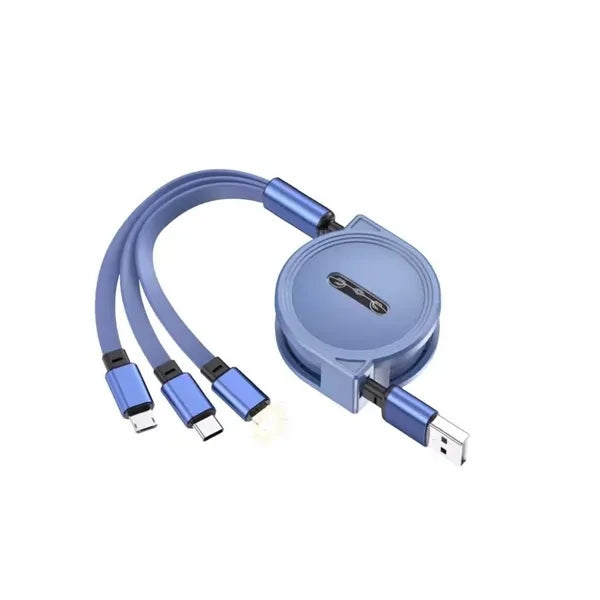3-in-1 Retractable USB Cable