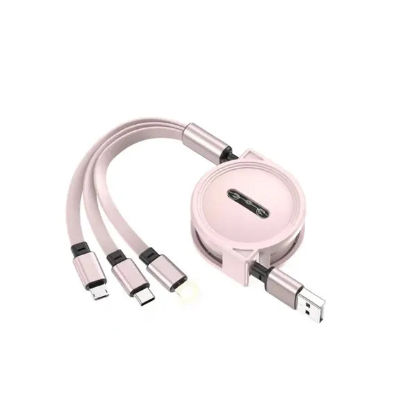 3-in-1 Retractable USB Cable