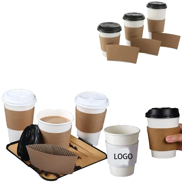 Biodegradable Kraft Paper Cup Sleeve
