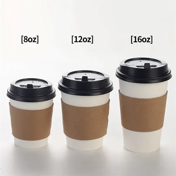 Biodegradable Kraft Paper Cup Sleeve