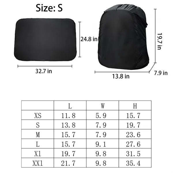 Waterproof Backpack Rain Cover
