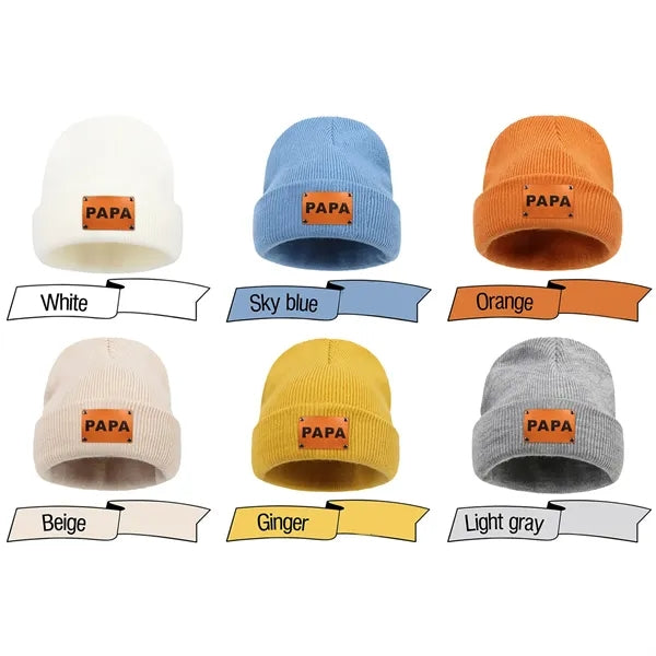 Cozy Family Knit Caps