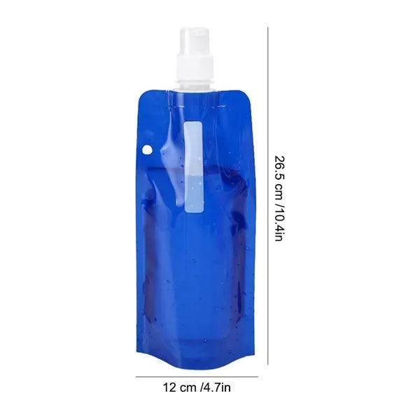 Portable Foldable PE Outdoor Travel Water Bottle