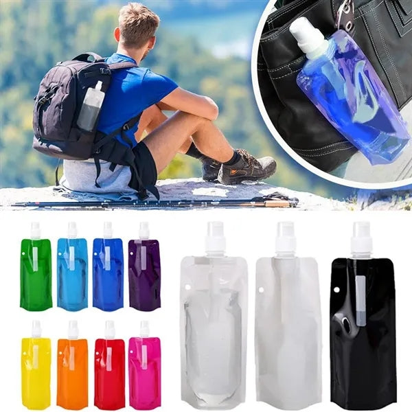 Portable Foldable PE Outdoor Travel Water Bottle