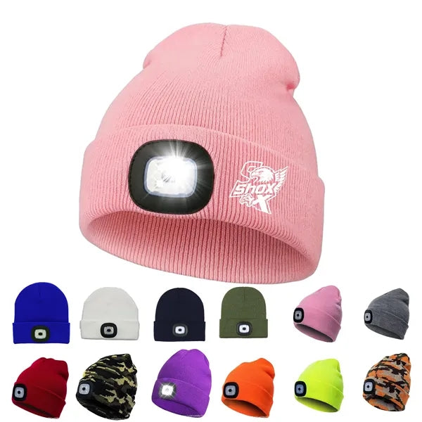 LED Light Emitting Knitted Cap