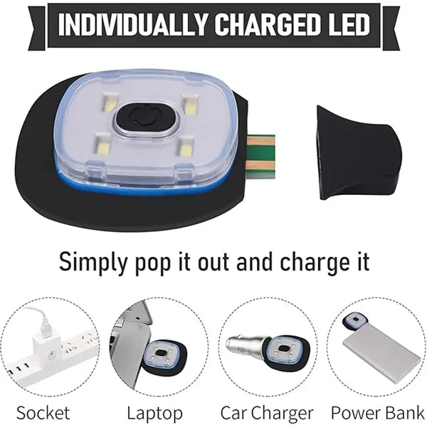 LED Light Emitting Knitted Cap