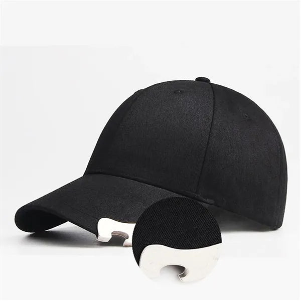 Multifunctional Cotton Baseball Cap With Bottle Opener