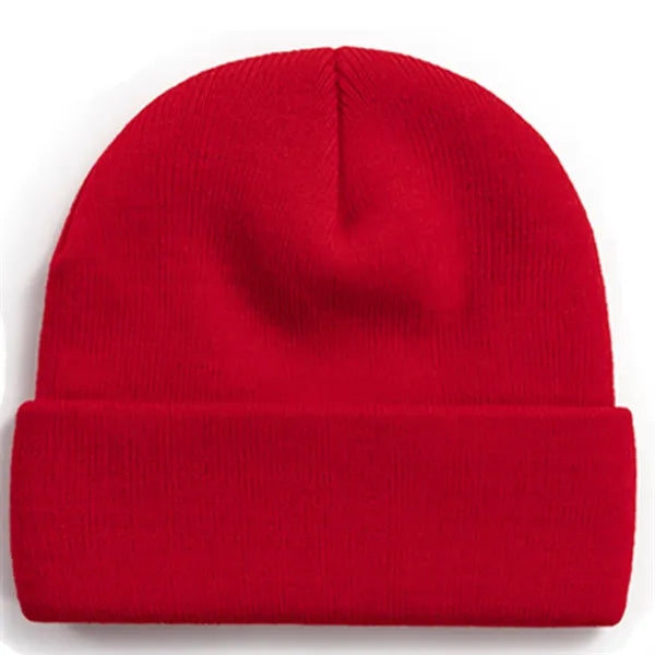 Versatile Cuffed Knit Beanie