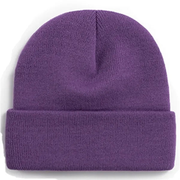 Versatile Cuffed Knit Beanie