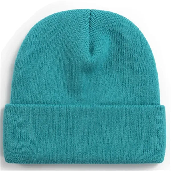 Versatile Cuffed Knit Beanie