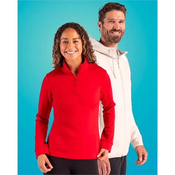 Clique Haven Recycled Womens Quarter Zip Sweatshirt
