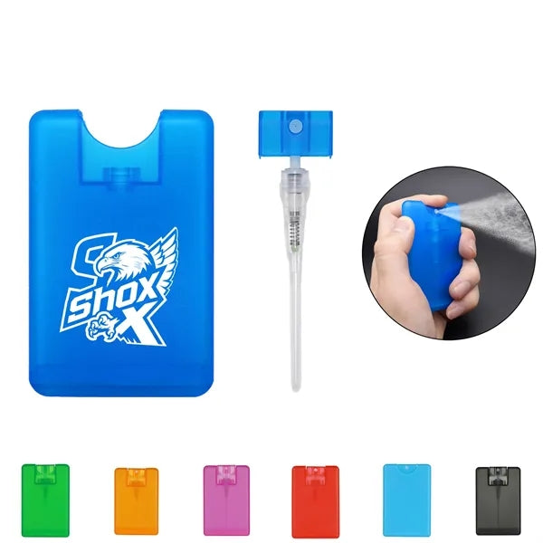 Portable Travel Card Water Refill Spray Bottle