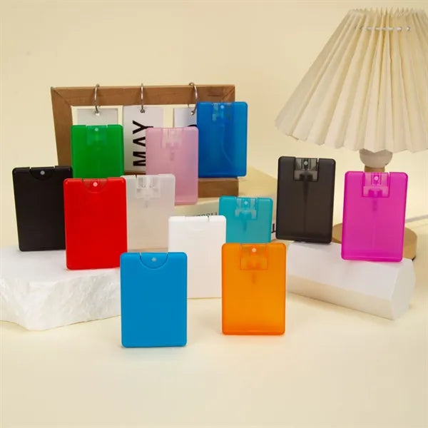 Portable Travel Card Water Refill Spray Bottle