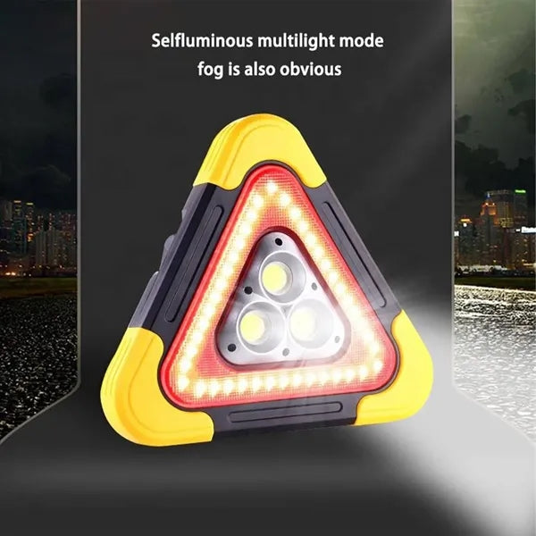 Solar Rechargeable Car LED Emergency Light w/ Stand