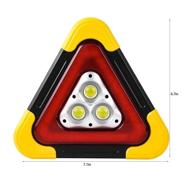 Solar Rechargeable Car LED Emergency Light w/ Stand
