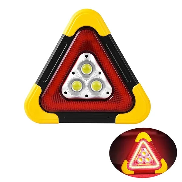 Solar Rechargeable Car LED Emergency Light w/ Stand
