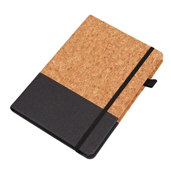 A5 Eco-Friendly PU Leather Lined Notebook