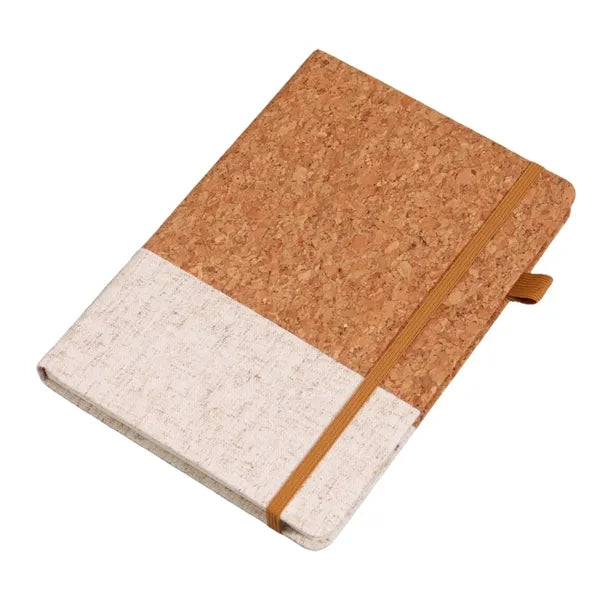 A5 Eco-Friendly PU Leather Lined Notebook