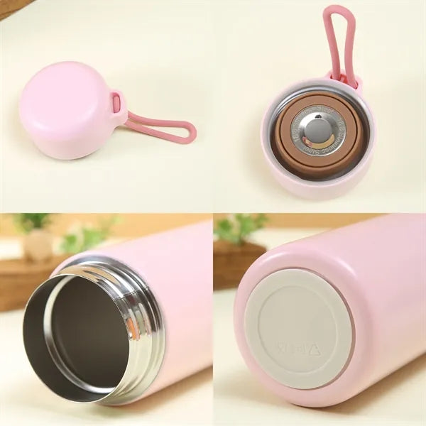 14OZ Portable Stainless Steel Straight Drinking Bottle