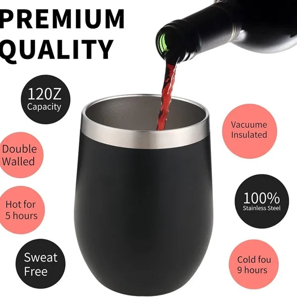12 OZ Simple Stainless Steel Eggshell Insulated Bottle