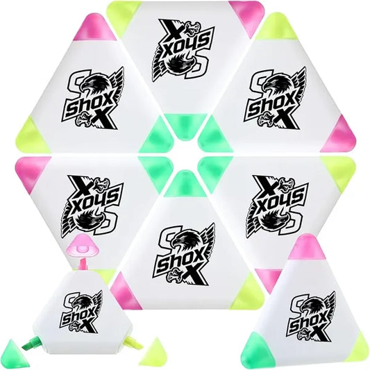 Promotable Triangular Plastic Fluorescent Pen