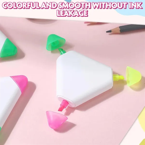 Promotable Triangular Plastic Fluorescent Pen