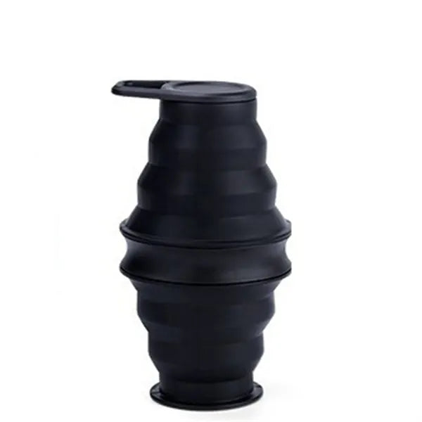 17.5oz Double-Layer Collapsible Sports Water Bottle