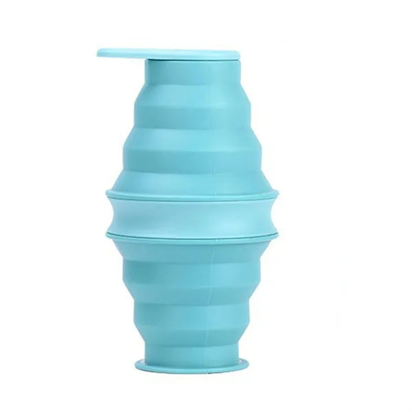17.5oz Double-Layer Collapsible Sports Water Bottle